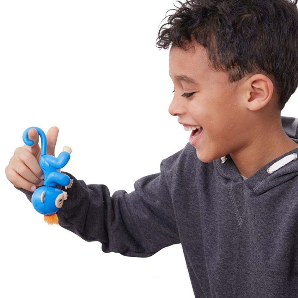 【OMB】 Toy Embrace Monkey Robert Cute Funny Fingers Sound Finger Motion Doll