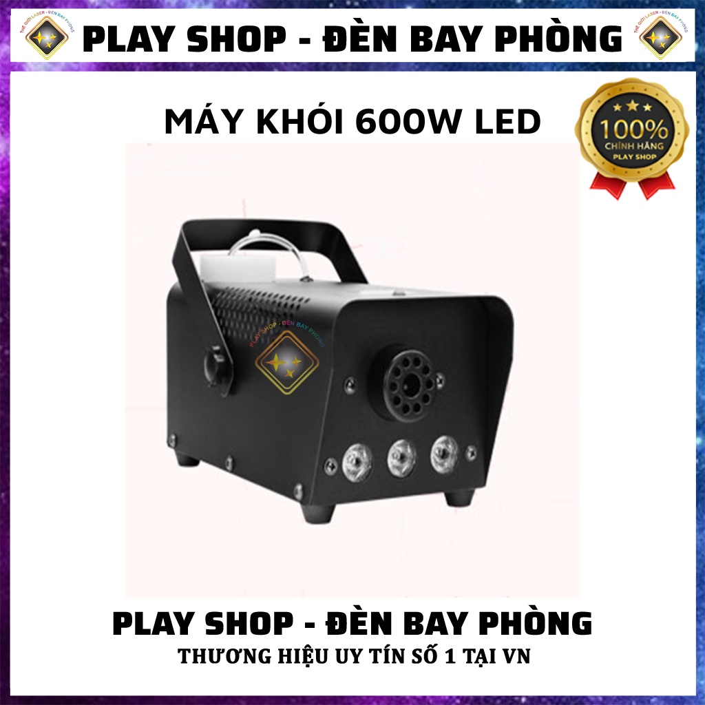 Máy Tạo Khói Mini  600W Led Hiệu Ứng 7 màu Dùng Cho Phòng Bay, Karaoke, Bar...