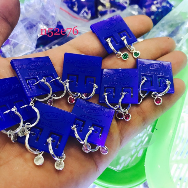 Bông tai bạc trẻ em