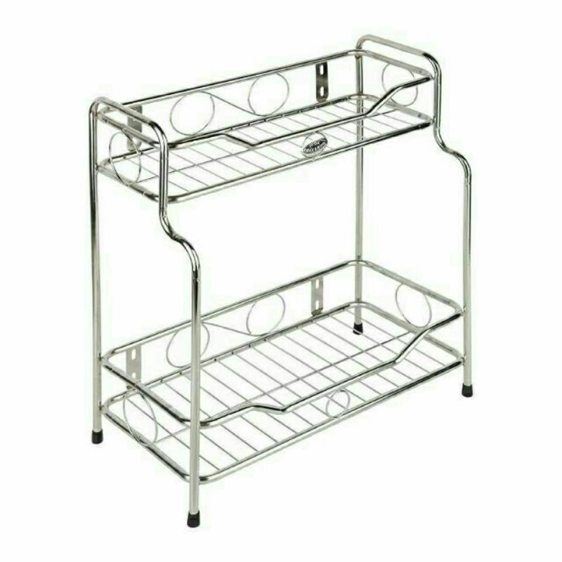 Kệ inox hình chữ nhật để gia vị hoặc trong nhà tắm
