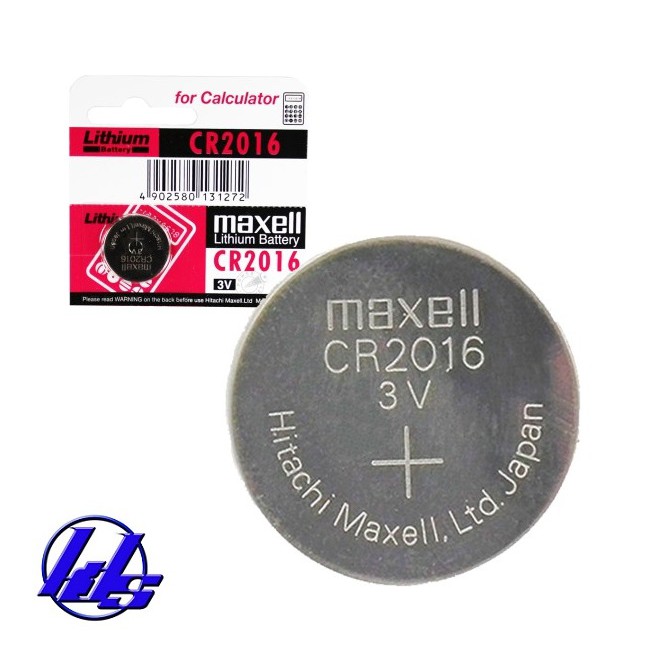 Pin CR2016 Maxell lithium 3V  Vỉ 1 viên - Made in Japan