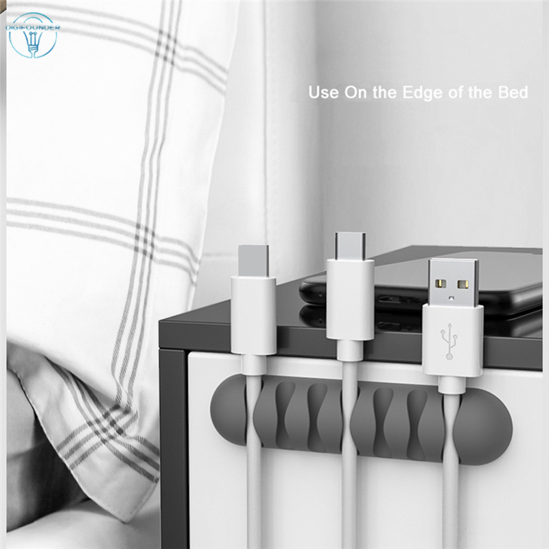Kẹp giữ dây cáp bằng silicon linh hoạt tiện dụng chất lượng cao