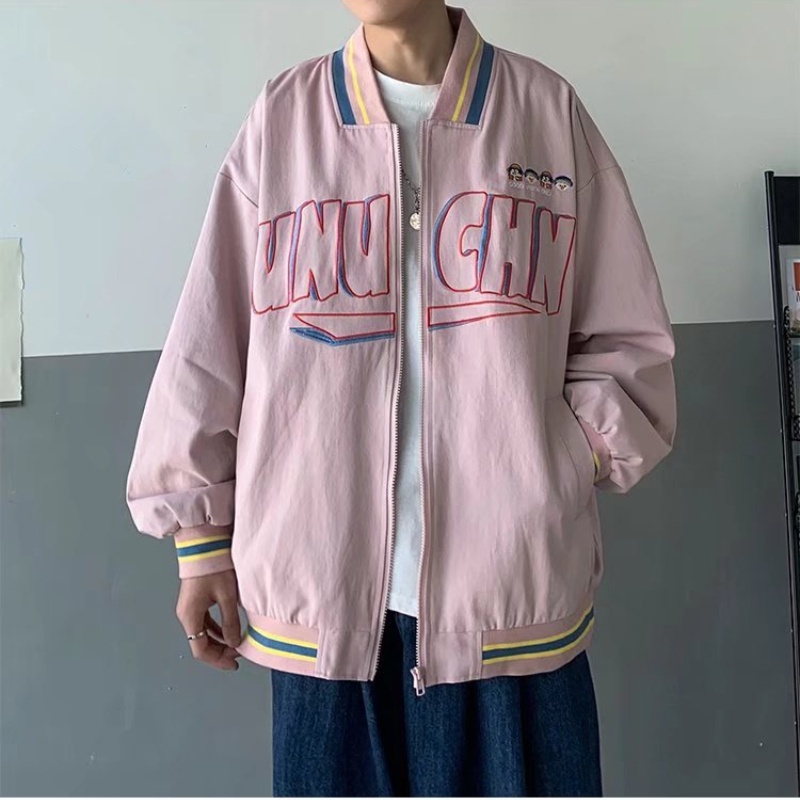 Áo khoác thời trang phong cách bóng chày Hiphop bình thường Hàn Quốc Hong Kong dành cho nam