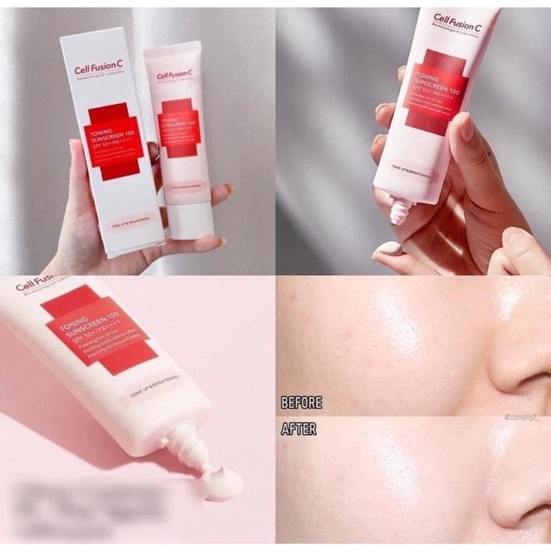 Kem chống nắng Cell Fusion C Toning Sunscreen 100