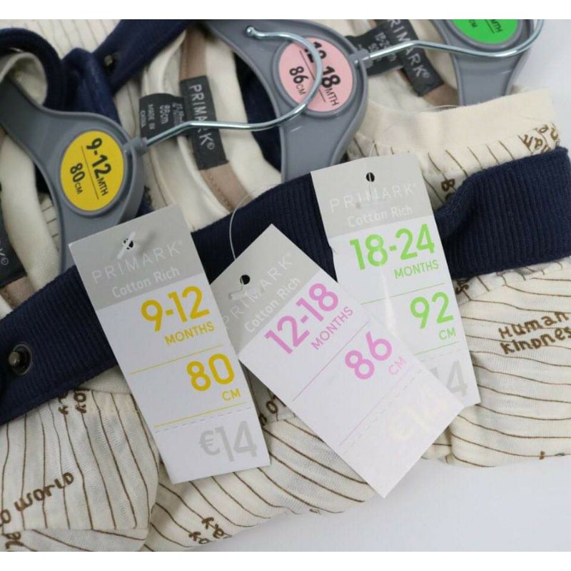 Set Yếm PriMark cho bé