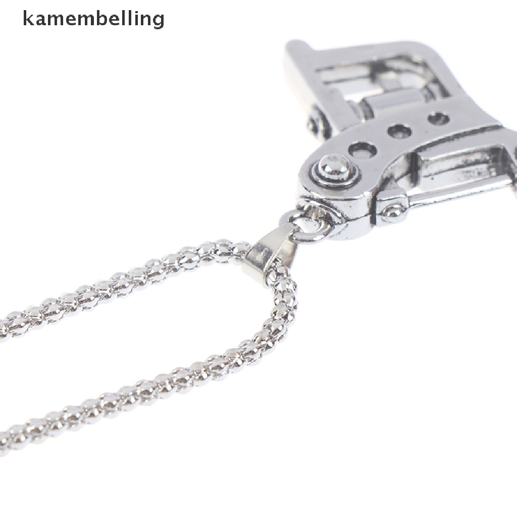 Vòng cổ Mặt Hình Máy Xăm Mini Phong Cách Punk Vintage Giá Đỡ