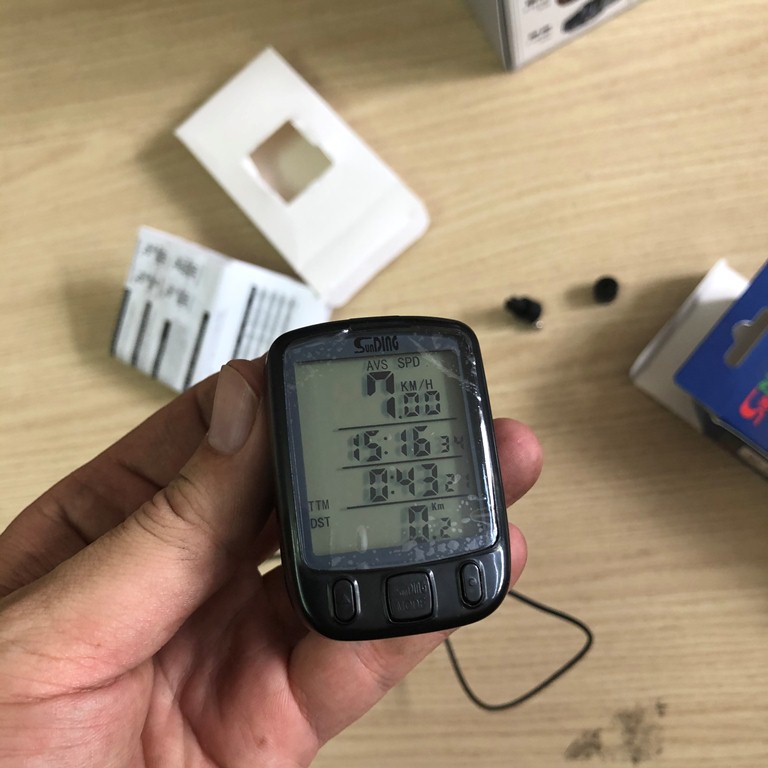 Đồng hồ công tơ mét xe đạp Sunding SD-563A chính hãng hiện đại –