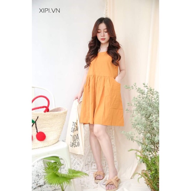 Đầm babydoll 2 túi MH