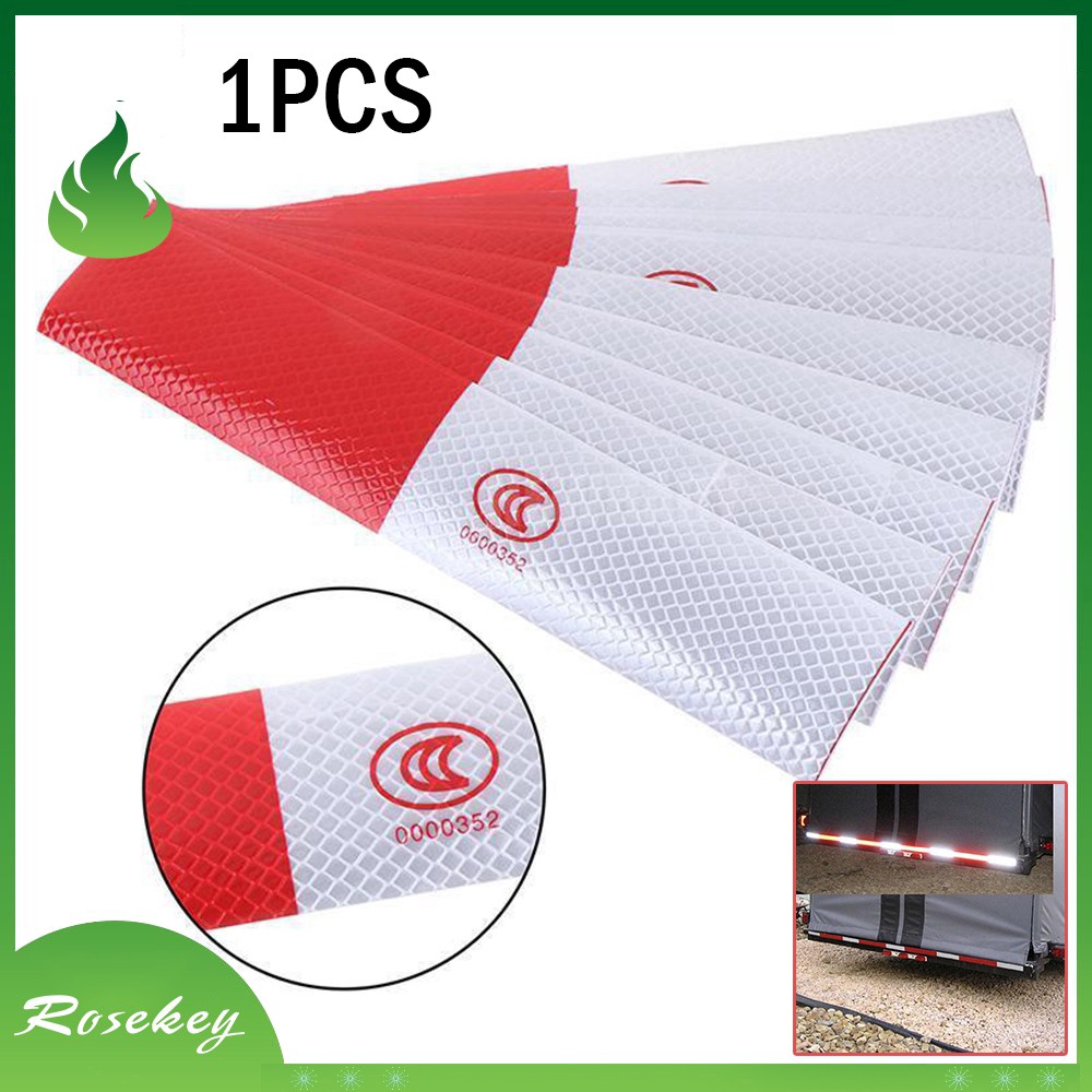 Sticker phản quang cảnh báo an toàn trang trí xe hơi tiện dụng