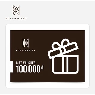 Toàn quốc [Evoucher] KaT Jewelry Phiếu quà tặng 100K