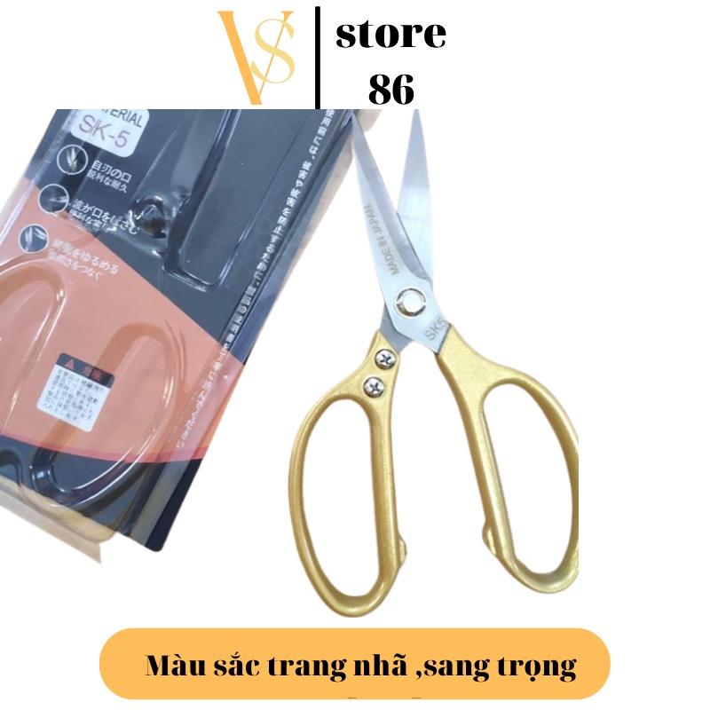 Kéo Cắt Gà Nhật Kéo Làm Bếp SK5 Siêu Sắc Cắt Vịt, Cắt Thịt Các Loại Cực HOT