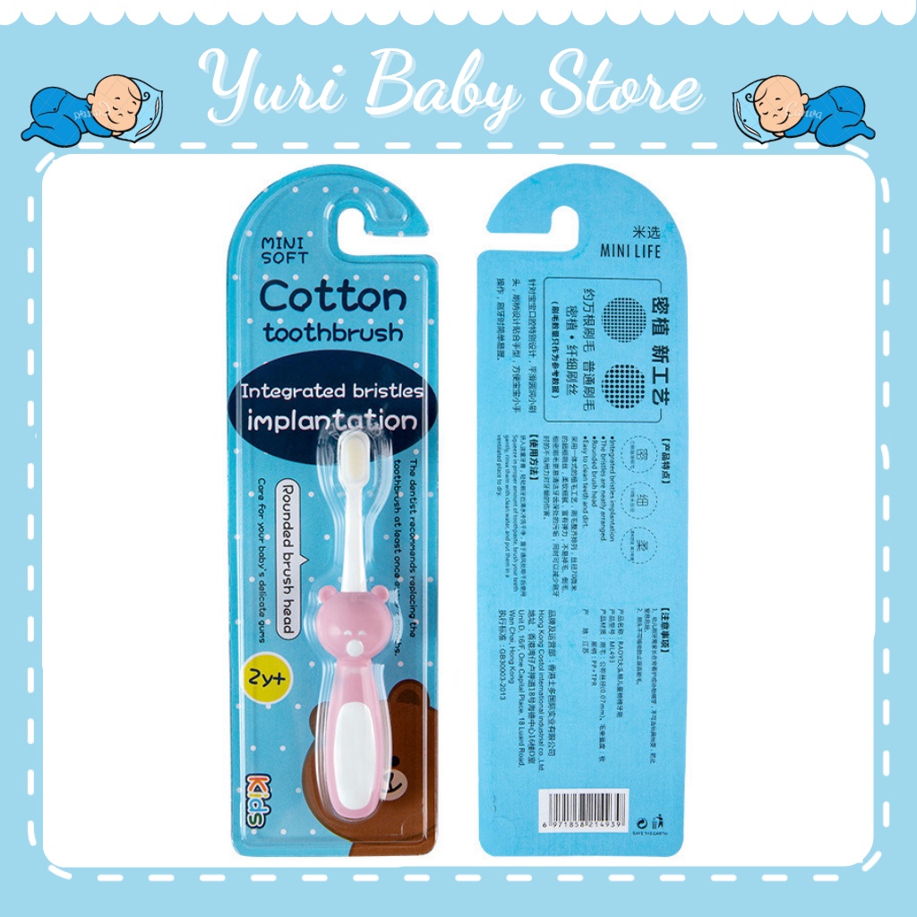Bàn chải đánh răng cho bé sợi lông tơ mềm mịn