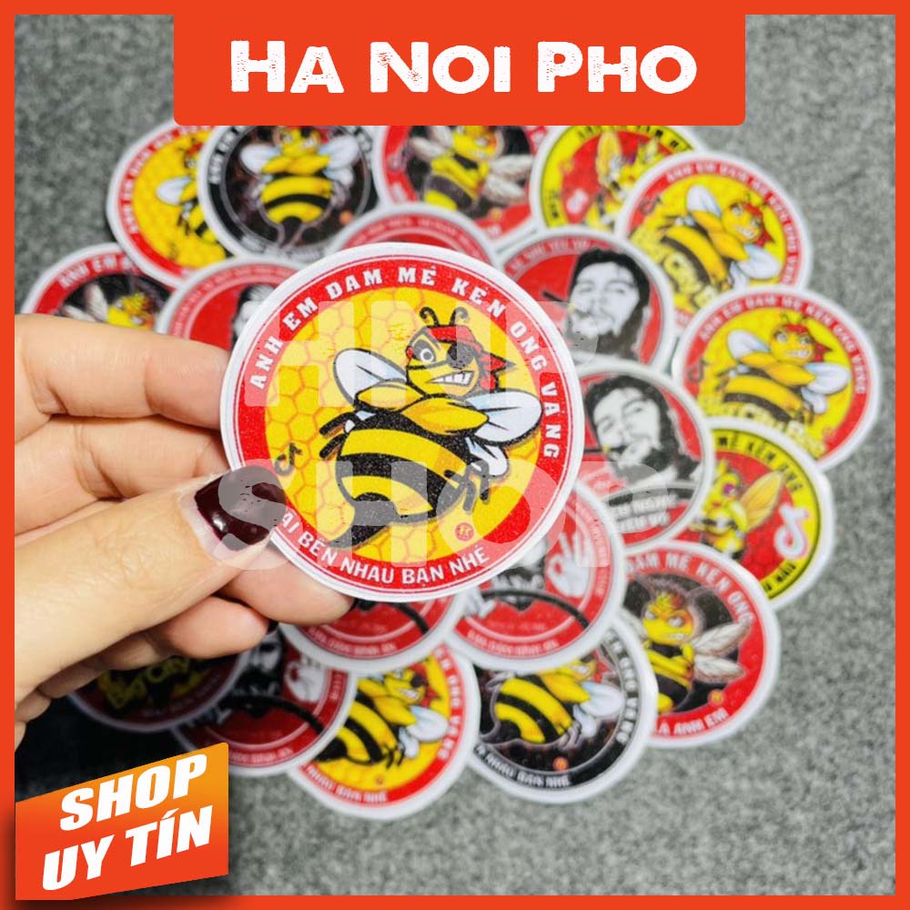15 Logo hình dán Hội Còi Ong Vàng, CLB Yêu Xe