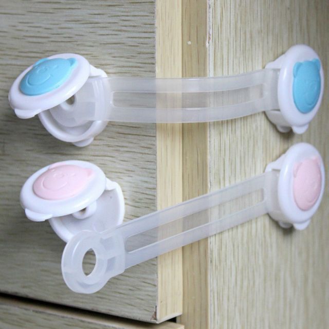 Bán sỉ 10 Khóa tủ lạnh , Khóa an toàn , Khóa gài tủ , gài cửa