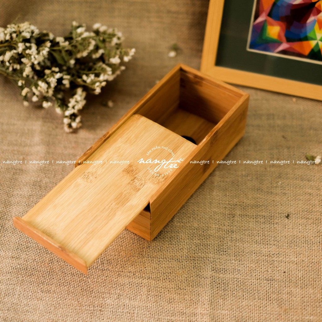 Hộp đựng khăn giấy bằng tre- Hộp tre khăn giấy - Bamboo tissue box