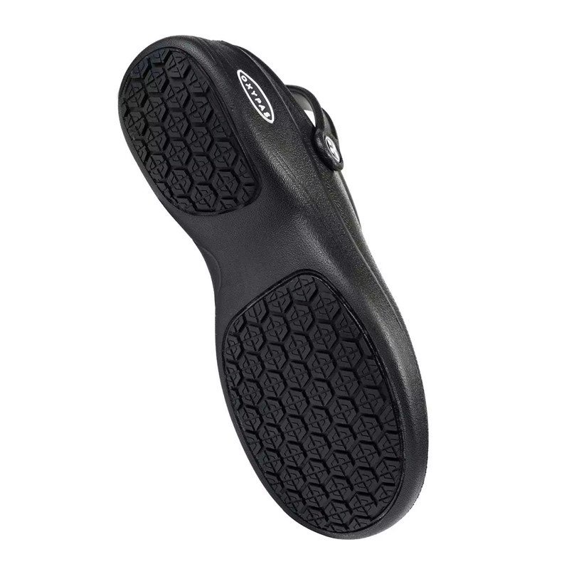 Giày chống trượt Oxypas Bestlight siêu nhẹ tiêu chuẩn EN chuyên dụng cho giày bảo hộ phòng sạch (đen) new - Thinksafe