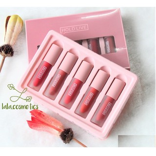 Set son kem nhung Hold Live light matte lip glaze hàng nội địa Trung