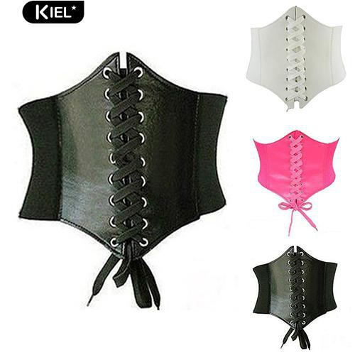 [ Mã 12FASHIONSALE1 giảm 10K đơn 50K ] Đai Nịt Bụng Giả Da Thắt Dây Phong Cách Quyến Rũ Dành Cho Nữ