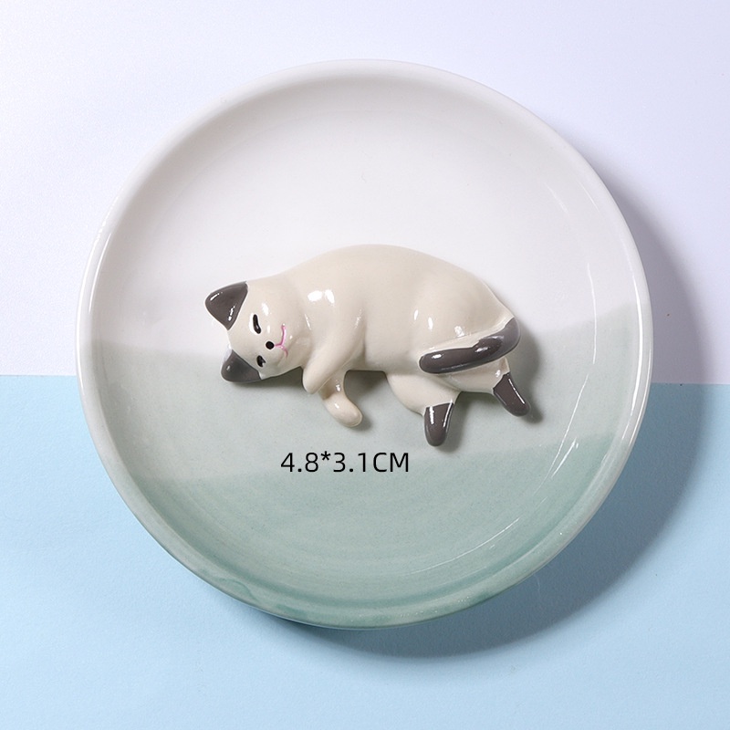 Set 5 Phụ Kiện Trang Trí Điện Thoại Hình Mèo Con Dễ Thương