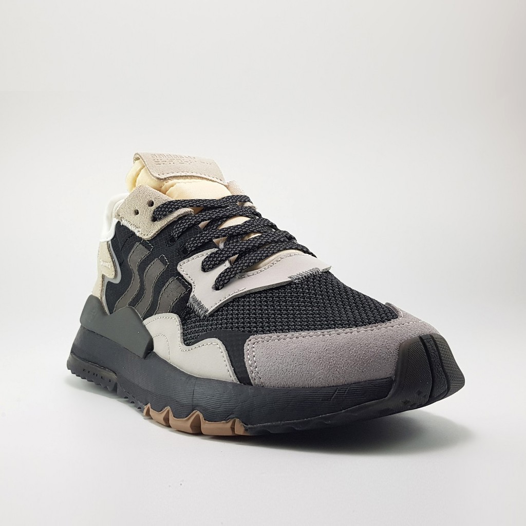Giày Sneaker Nite Jogger 2019 Black/Grey-Creamy White