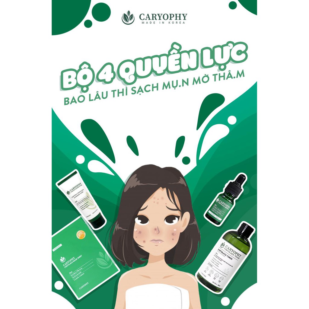 Serum Ngừa Mụn Caryophy 10ml - Ngăn ngừa mụn và thâm Caryophy Chính Hãng - Serum Mụn Ngăn Ngừa Mụn Ẩn,Mụn Đầu Đen | BigBuy360 - bigbuy360.vn