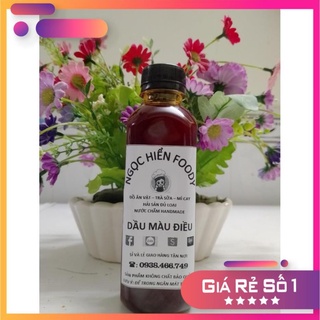Dầu màu điều nhà làm 1 chai 300ml, thành phần tự nhiên, đảm bảo chất lượng, NGỌC HIỂN FOOD