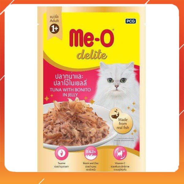Pate cho mèo - Thức Ăn Dinh Dưỡng Pate Cho Mèo Me-O Delite Gói 70g