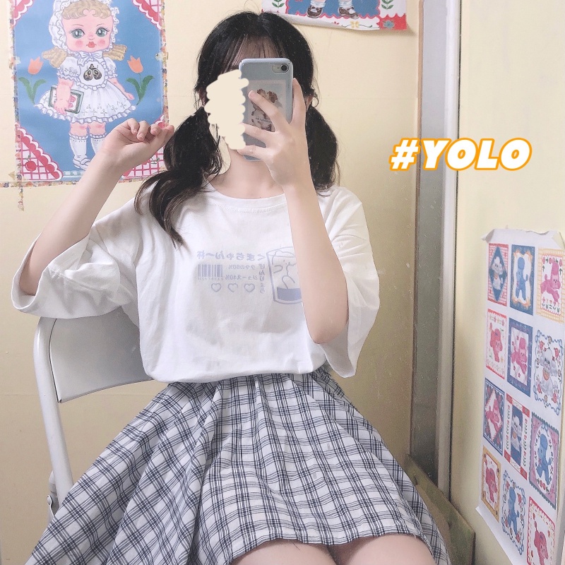 NRVP Áo Thun Cotton Tay Ngắn Cổ Tròn Màu Trơn Thời Trang Dành Cho Nữ