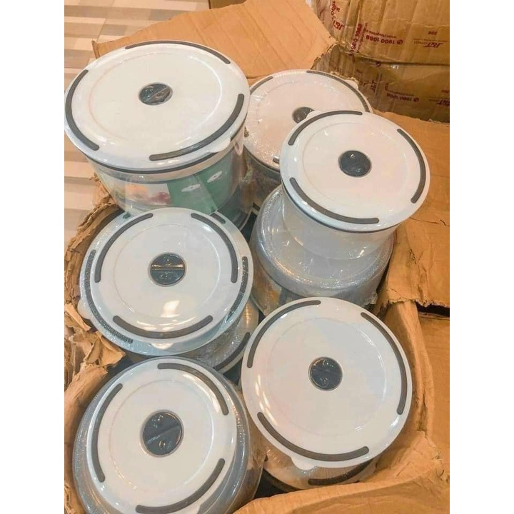 SET 5 HỘP THỰC PHẨM TRÒN