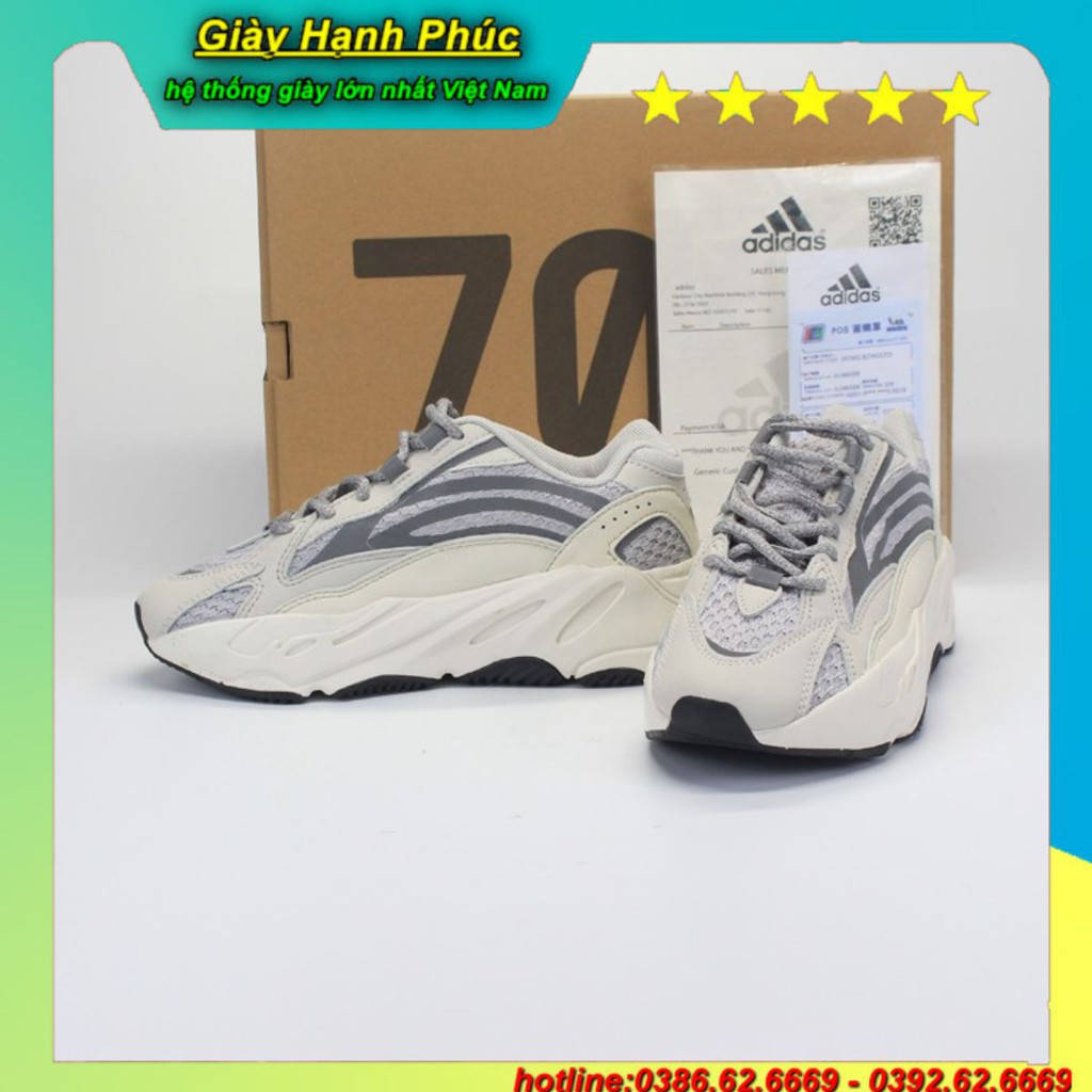[Free ship ] Giày thể thao Nam/Nữ YZ 700 trắng phản quang 1.1 Jinx Store