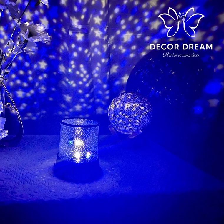 Đèn ngủ chiếu ngàn sao, vũ trụ, đại dương, cung hoàng đạo, cho bé khám phá thế giới, decor phòng ngủ