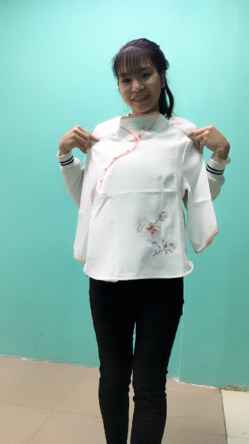 Áo sườn xám, ảnh thật.