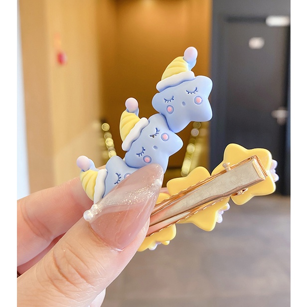 Kẹp tóc phong cách hoạt hình dễ thương dành cho em bé