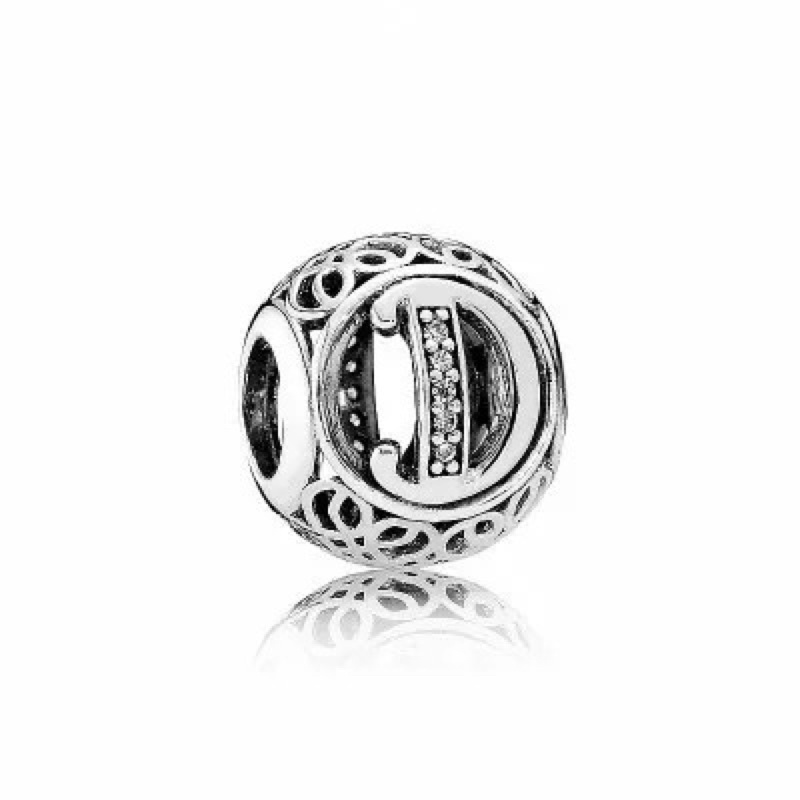 PAN ALE CHARM BẢNG CHỮ CÁI ĐÍNH ĐÁ BẠC S925 HÀNG CAO CẤP
