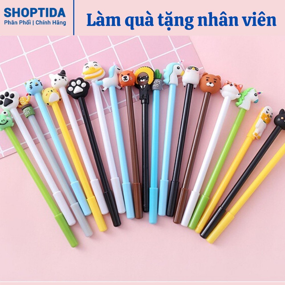 Bút bi viết hóa đơn Shoptida, nhiều màu dễ thương 0.5mm