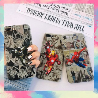 Ốp Lưng Iphone Silicon dẻo bảo vệ máy tốt Comic Marvel - S229