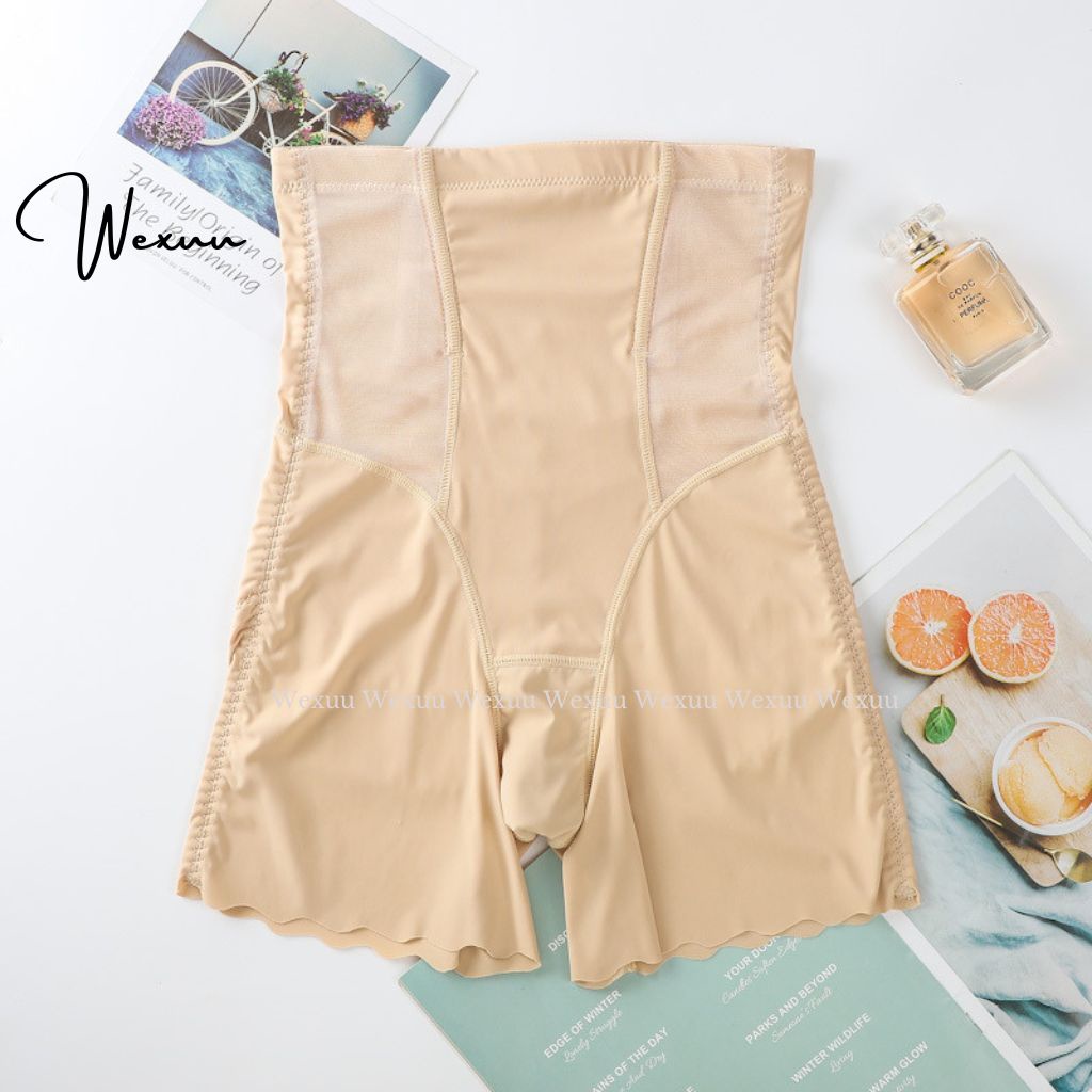 Quần lót cạp cao gen bụng Wexuu có thanh nẹp định hình eo thon gọn tôn dáng - GB18