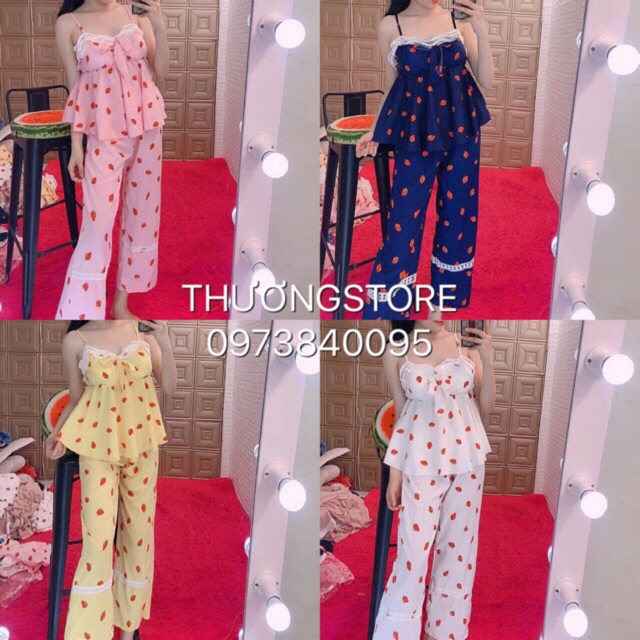 SET TRÁI DÂU - 100% MẪU NHƯ HÌNH