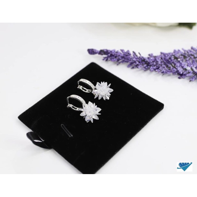 BÔNG TAI TREO HOA TUYẾT BẠC TA