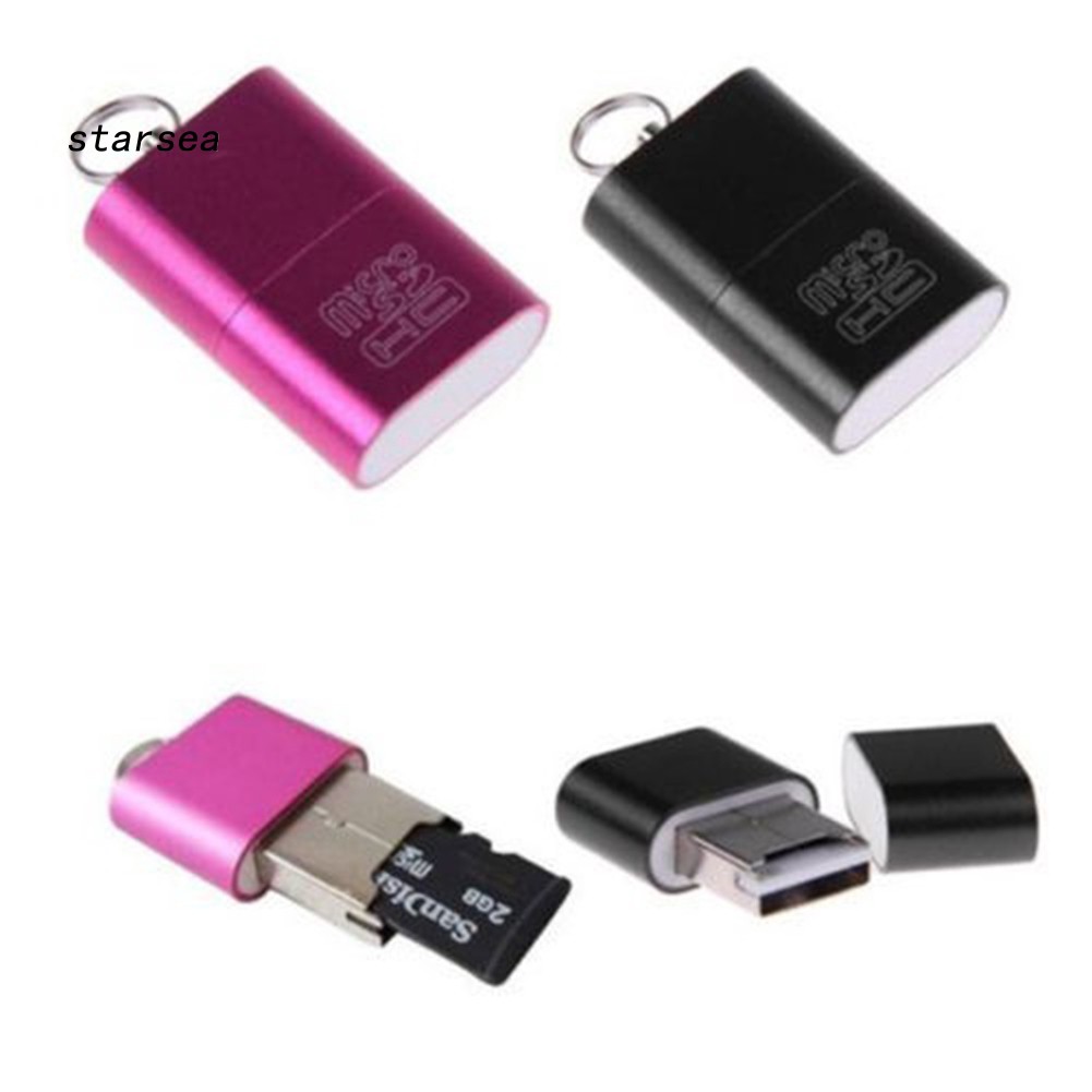 STSE_Useful Mini USB 2.0 Micro SD TF T-Flash Memory Card Reader Adapter Up to 480Mbps