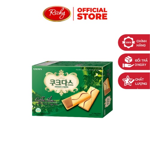 Bánh Crown Couque Dasse Xanh 289g