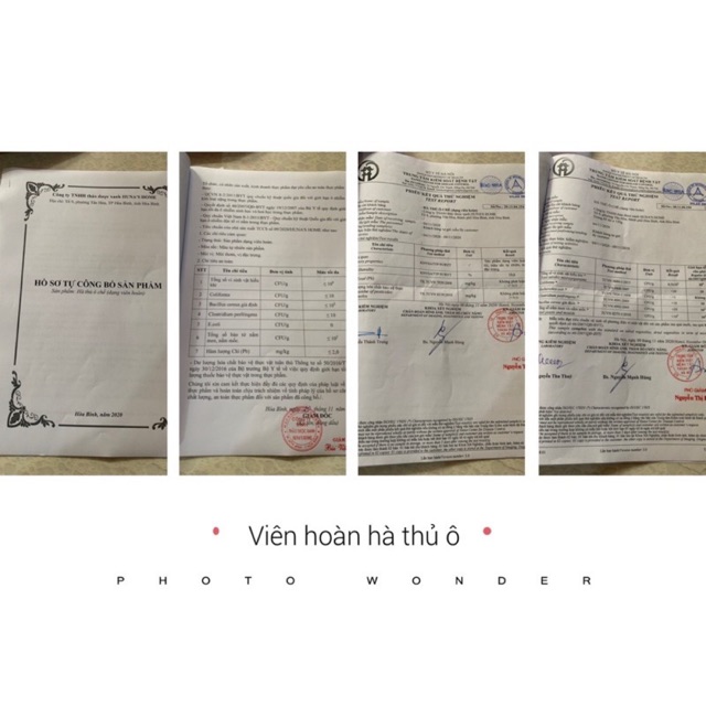 Viên hoàn hà thủ ô chế xanh tóc đỏ da