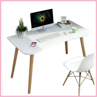 RE0484 Bàn ăn 4 chân 80x50cm - Bàn gỗ đơn 4 chân - Bàn cafe trơn uốn 4 chân