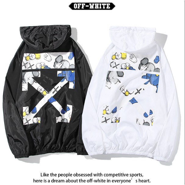 Áo Khoác Hoodie Off White Thời Trang Mùa Hè Mới Cho Cặp Đôi