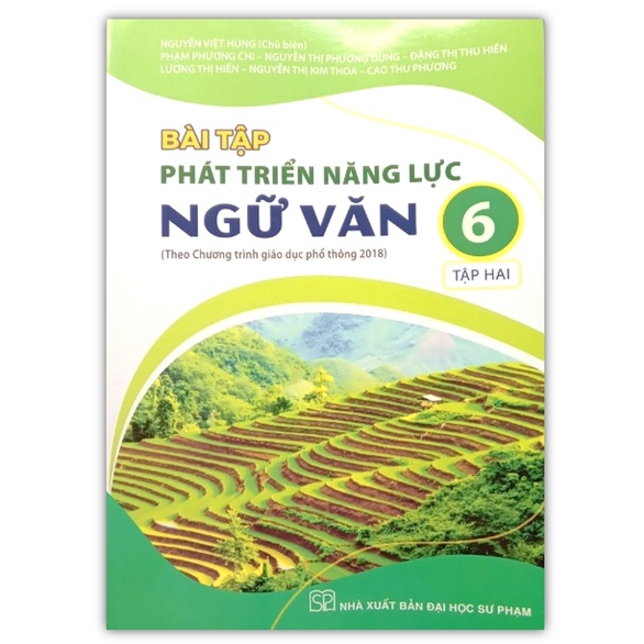 Sách - Combo Bài tập phát triển năng lực ngữ văn lớp 6 ( tập 1+ tập 2)