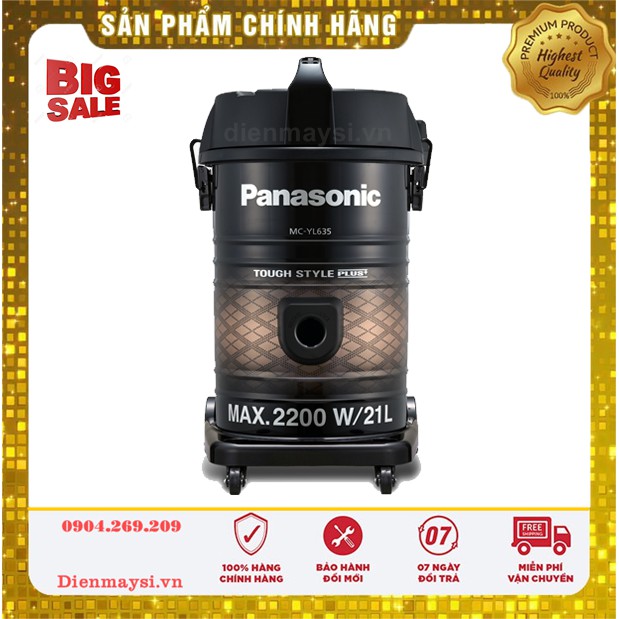 Máy hút bụi Panasonic MC-YL635TN46 (Miễn phí giao tại HCM-ngoài tỉnh liên hệ shop)