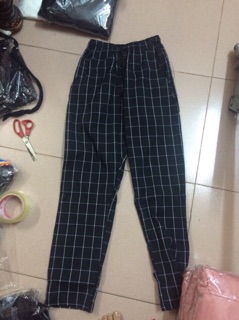 Quần caro plaid pants