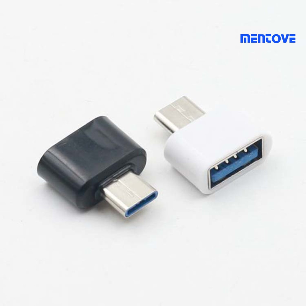 Đầu Chuyển Đổi Từ Cổng Type-C Đực Sang Usb Cái Mini Dùng Cho Điện Thoại Di Động Mentove6