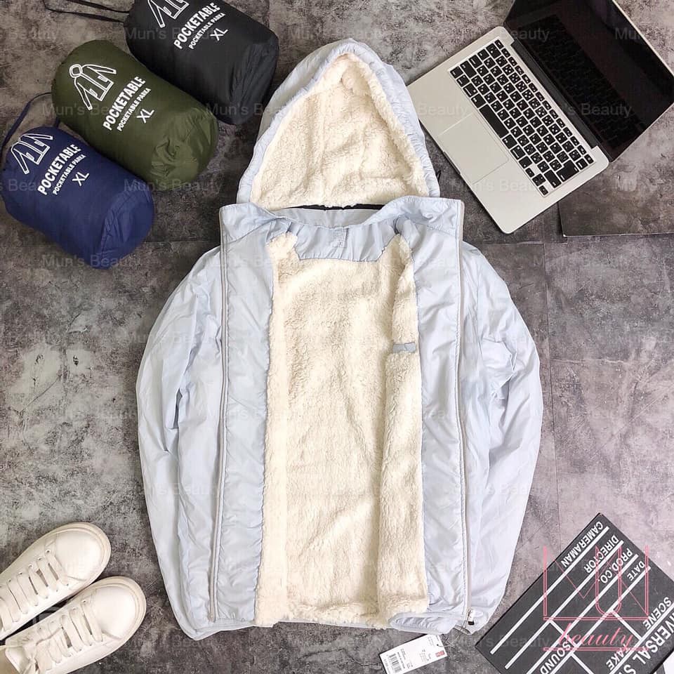 Áo Khóa Gió Lót Lông Cừu, Bên Ngoài Gió Chống Nước, Bên Trong Lót Lông Cừu, Cực Ấm | BigBuy360 - bigbuy360.vn