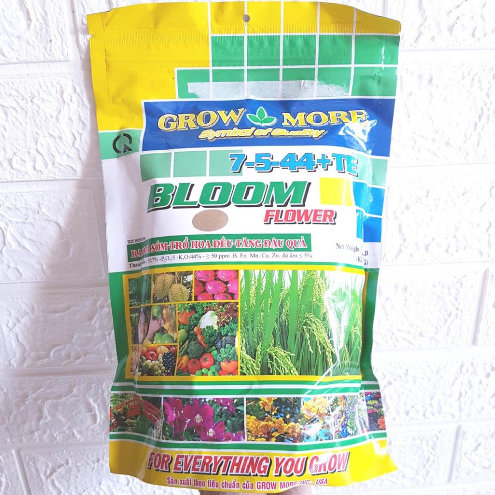 7-5-44 + TE Growmore Ra Hoa Sớm, Trổ Hoa Đều, Tăng Đậu Quả (1kg)
